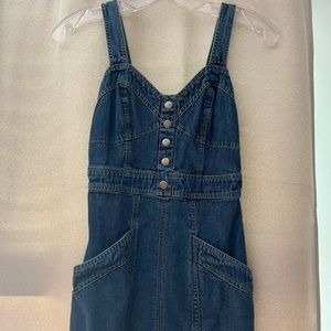 Overall jeans dress